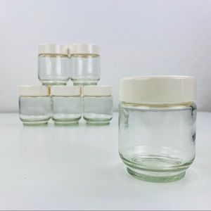 Euro Cuisine Glass Jars for Yogurt Maker set of 6